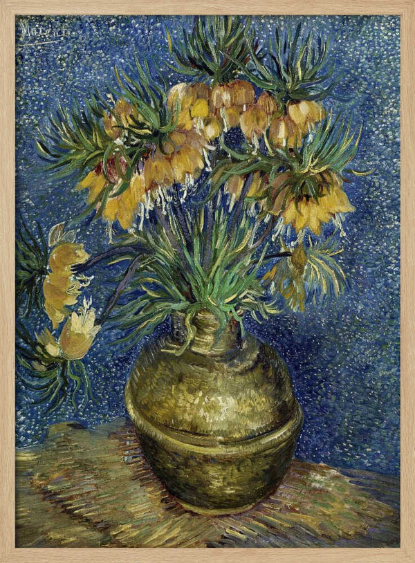 Vincent Van Gogh's Imperial Fritillaries In a Copper Vase (1887) Vincent Van Gogh