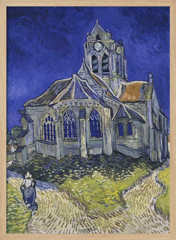 Vincent Van Gogh's the Church At Auvers (1890) Vincent Van Gogh