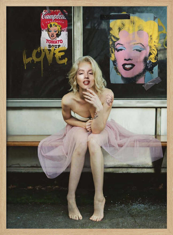 New Marilyn Art Print UK — Portrait Vibrant Wall Art — Living Room — Wall It All Prints