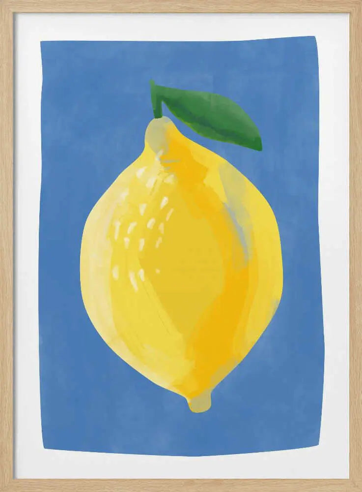 Bright Yellow Lemon Elena Ristova