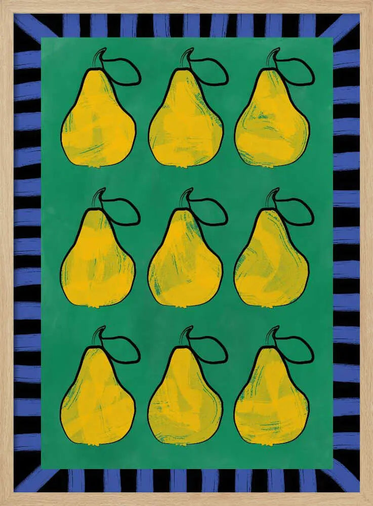Vibrant Pears Grid Elena Ristova