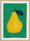 Vibrant Yellow Pear
