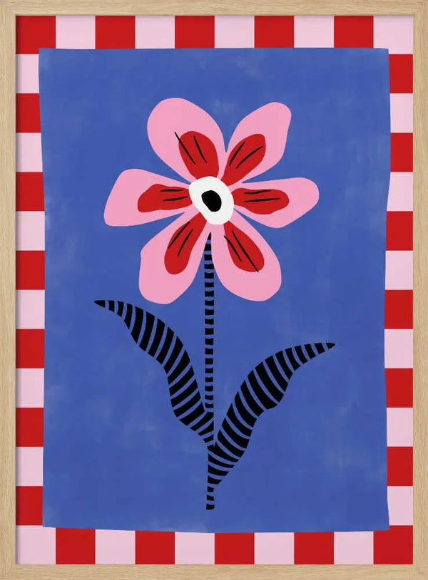 Bold Pink Flower Elena Ristova