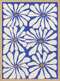 Bold Blue Daisies