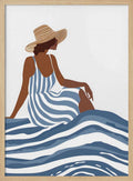 Summer Woman on Waves