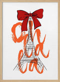Eiffel Tower Red Bow