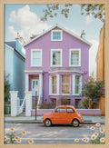 Charming Purple House Car