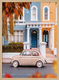 Colorful European Street Car