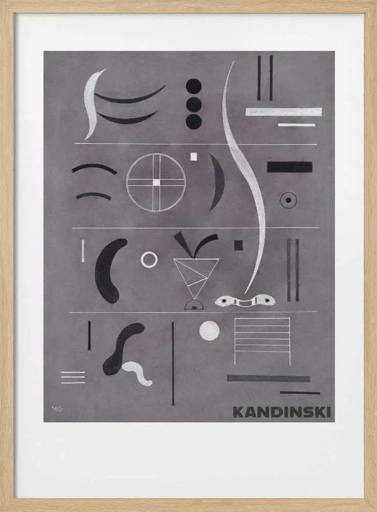 Four Parts (1932) Wassily Kandinsky