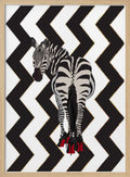 Chic Zebra Red Heels