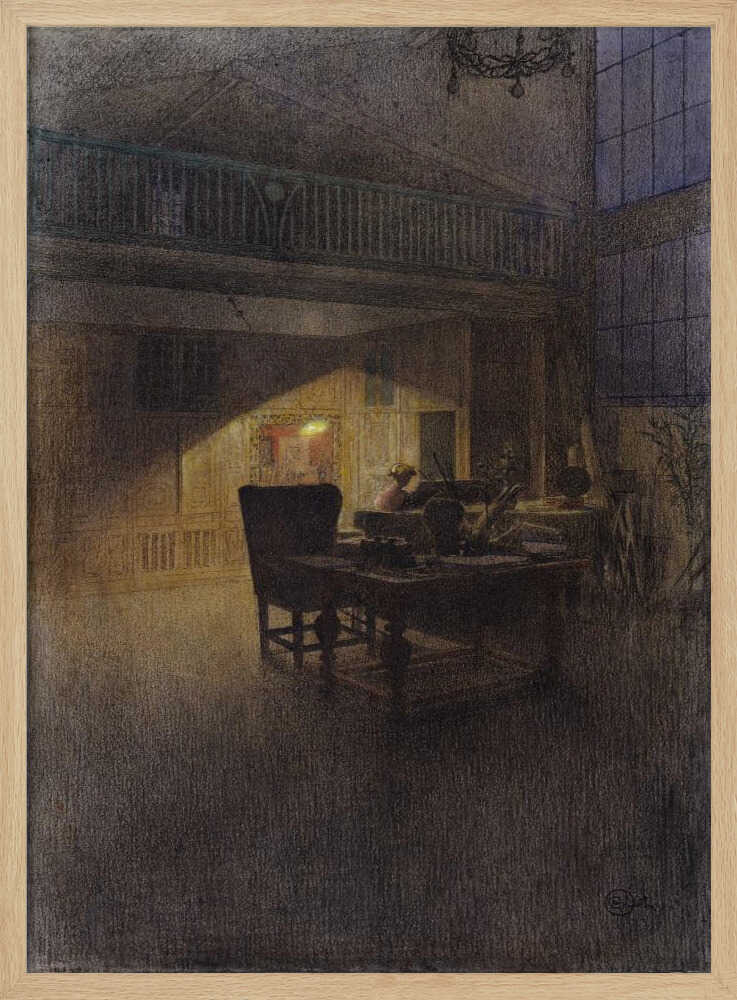 At the Piano Carl Larsson