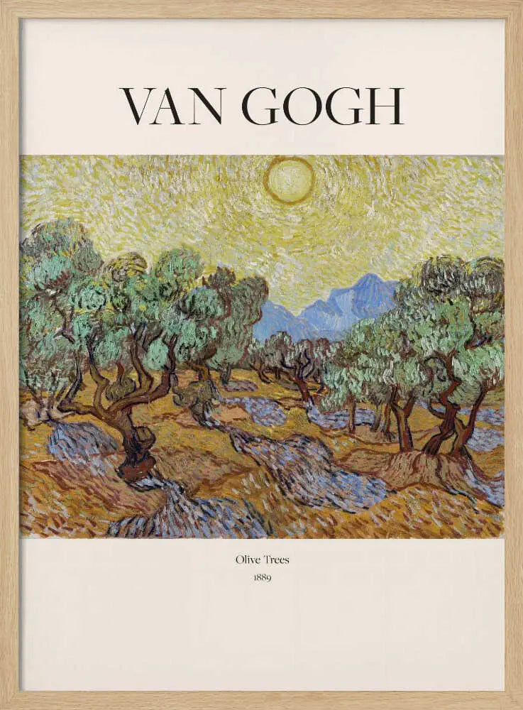 Olive Trees (1889) Vincent Van Gogh