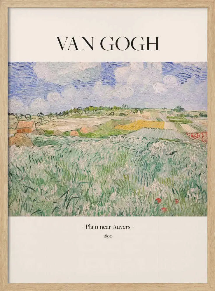 Plain Near Auvers Vincent Van Gogh