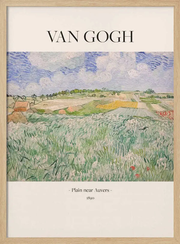 Plain Near Auvers Vincent Van Gogh