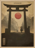 Warrior at Torii Gate