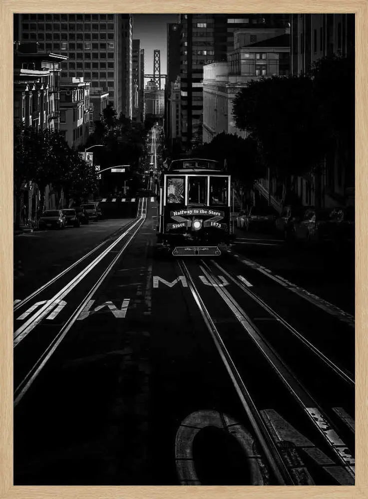 San Francisco Cable Car Night Jiahong Zeng