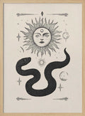 Mystical Sun and Snake
