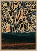 Vibrant Abstract Mountains