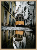 Yellow Tram Reflection