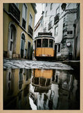 Yellow Tram Reflection