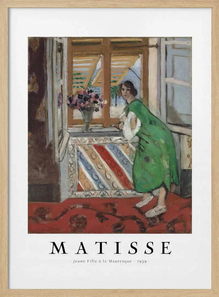 Jeune Fille a La Mauresque 1939 Henri Matisse