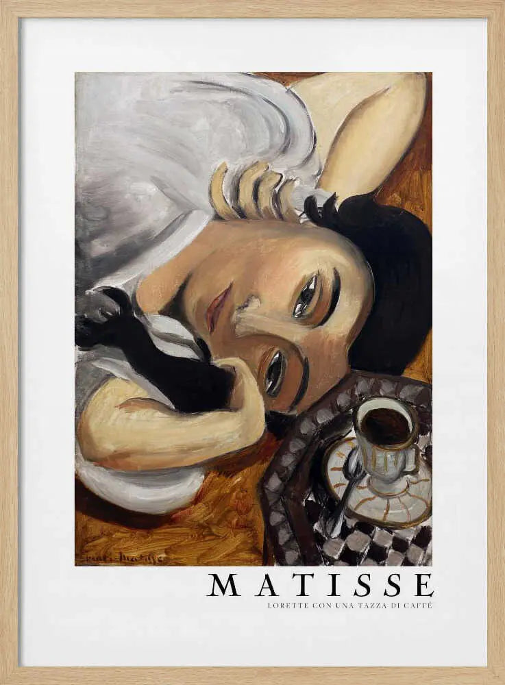 Lorette Con Una Tazza Di Caffe 1916 Boarder Henri Matisse