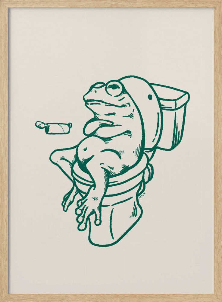 Frog's Bathroom Break
