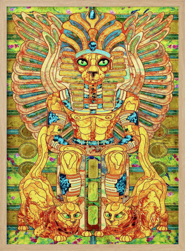 Vibrant Egyptian Deity Kostyantin Malginov