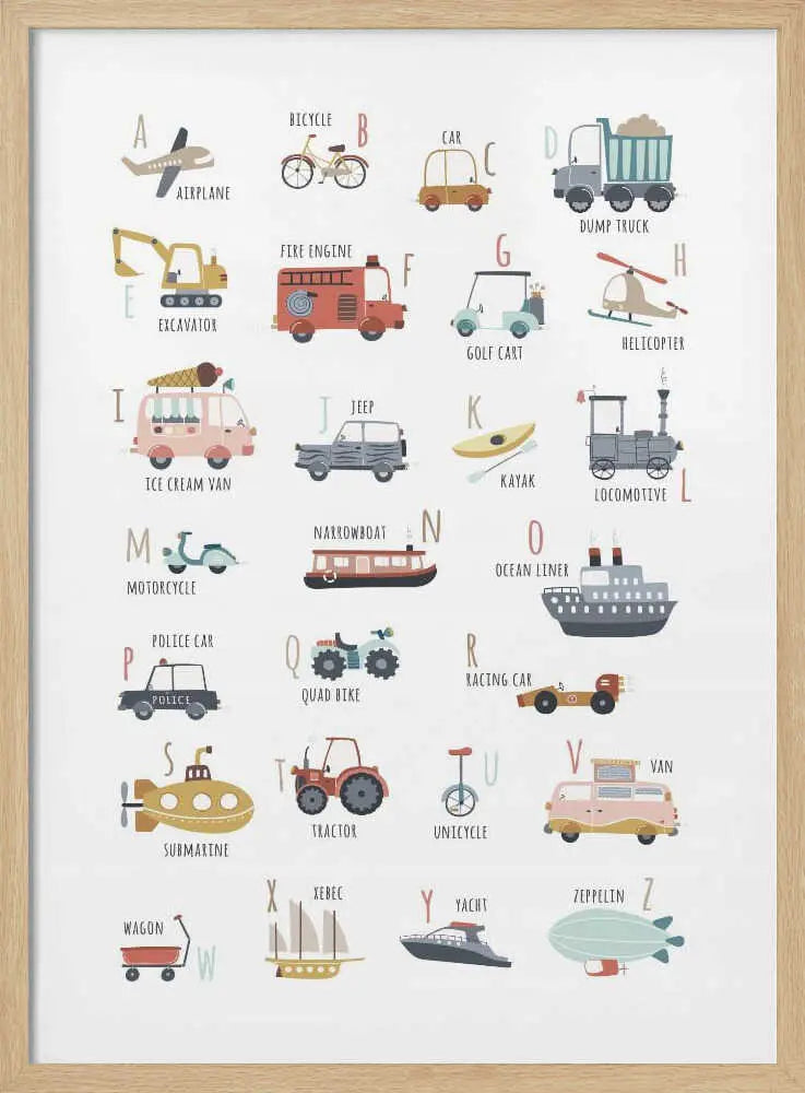 Transportation ABC Fun Marta Munte