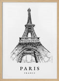 Eiffel Tower Paris Sketch