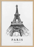 Eiffel Tower Paris Sketch