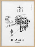 Historic Rome Drawing