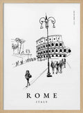 Historic Rome Drawing