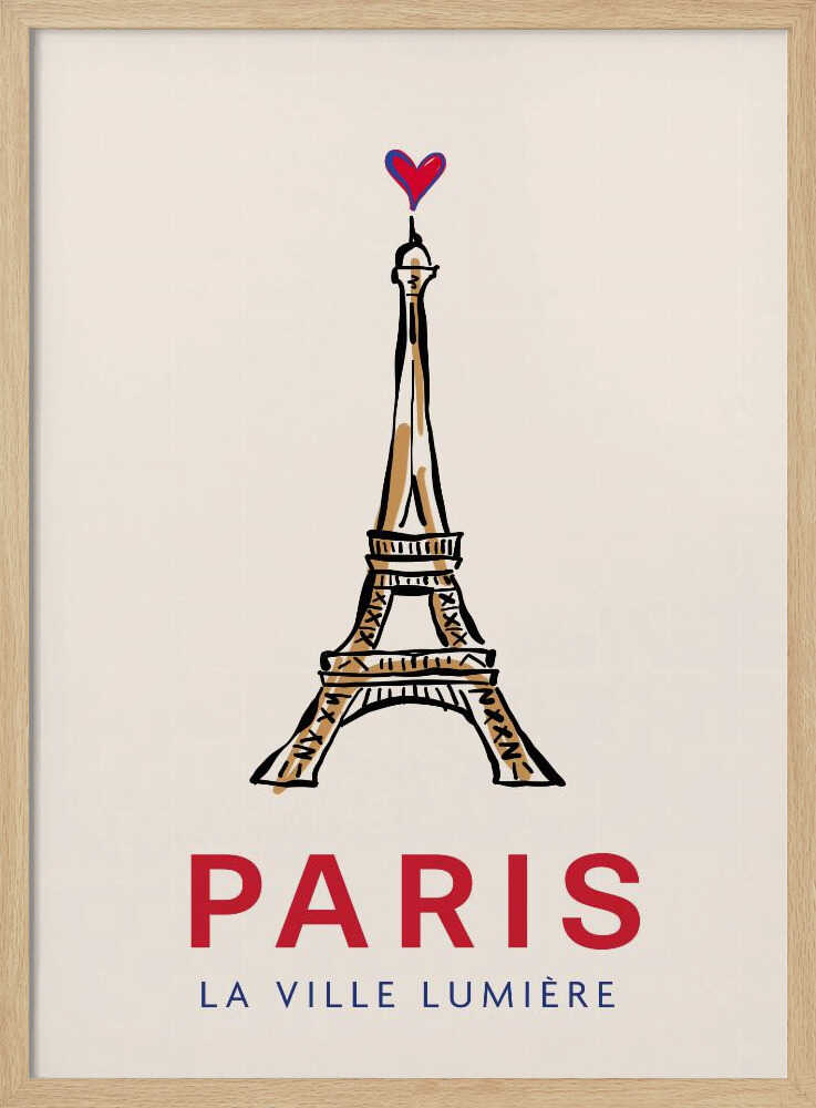 Paris Eiffel Heart Rio Soléy