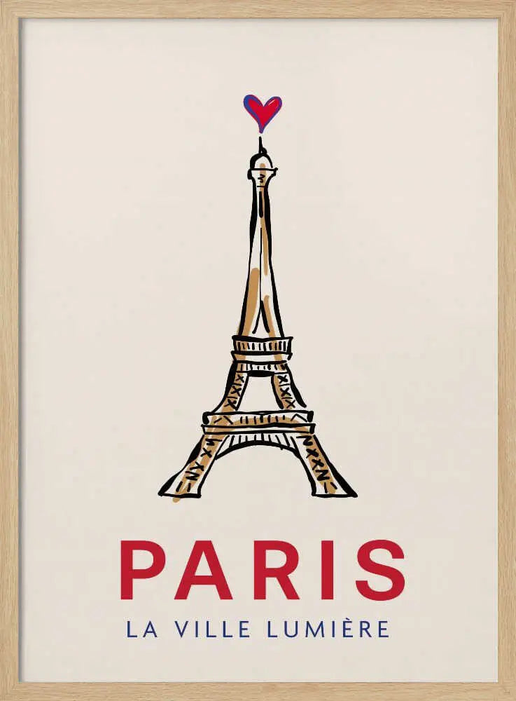 Paris Eiffel Heart Rio Soléy