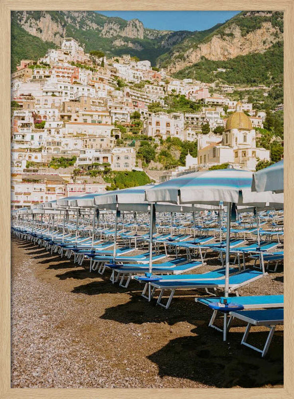 Positano Beach Umbrellas Bethany Young