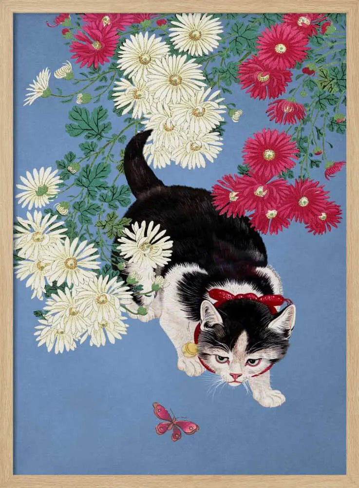 Curious Kitten Butterfly Marja van den Hurk