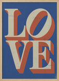 Retro Love Word