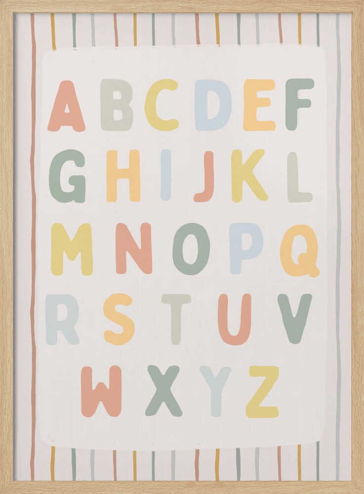 Playful Pastel Alphabet