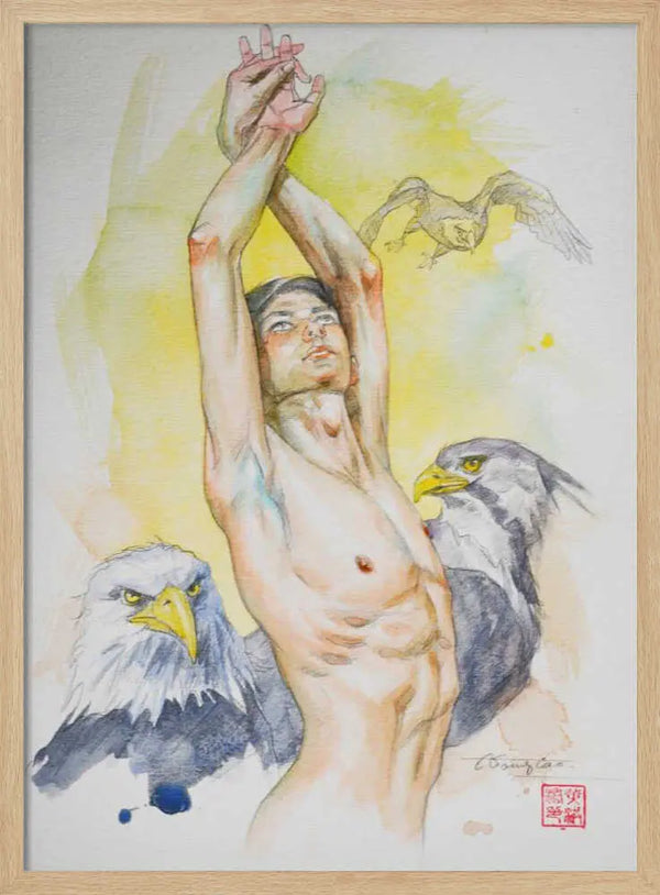 Uplifted Spirit Wild Eagles Hongtao Huang