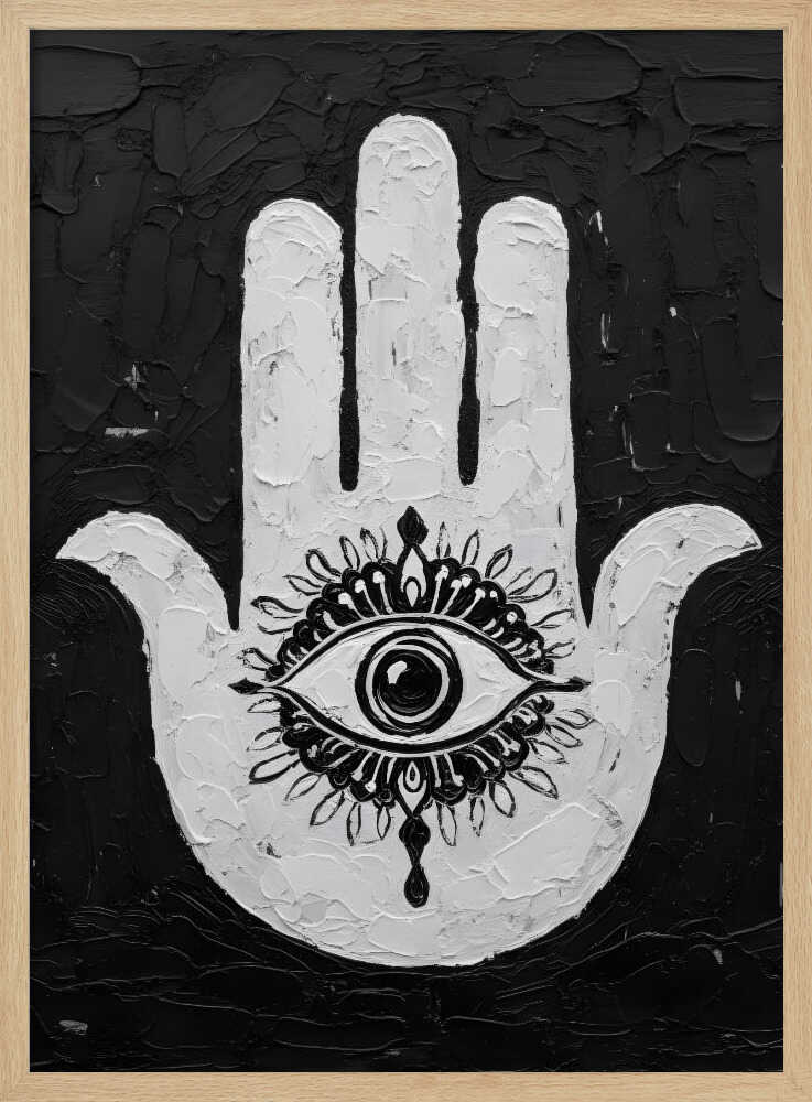 Hamsa Hand Reactive Evil Eye HUGO