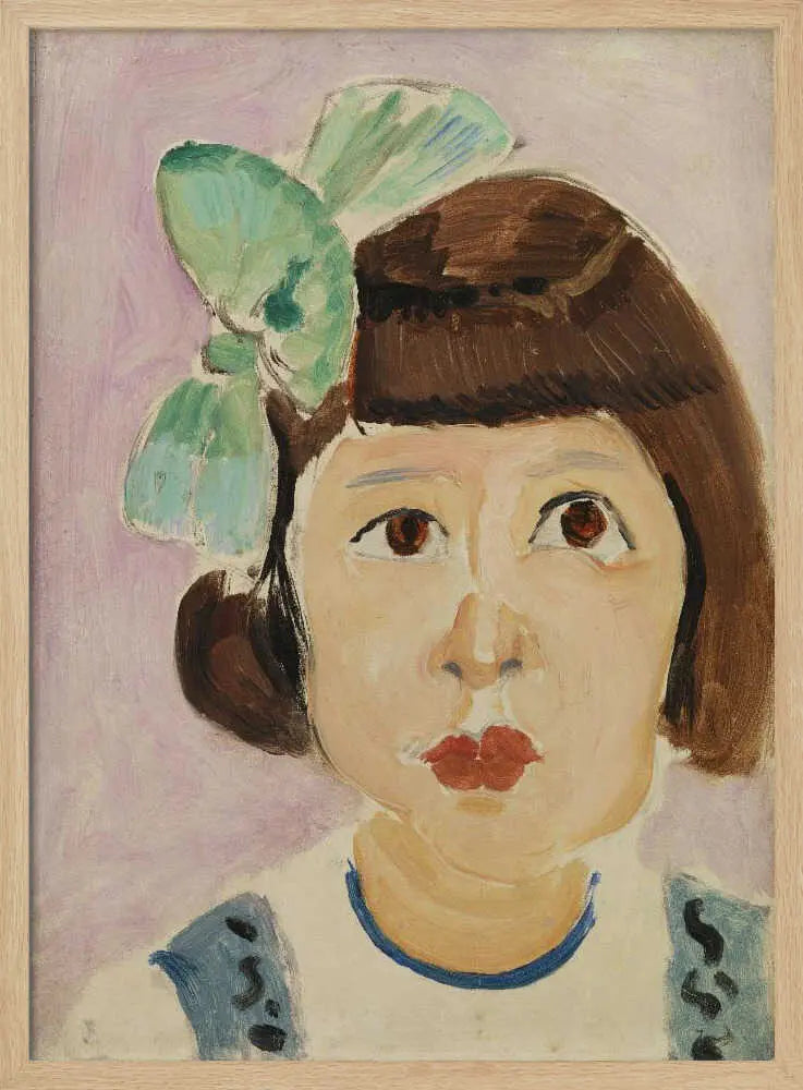 Henri Matisse's Head of a Young Girl (tête De Fillette) (1917) Henri Matisse