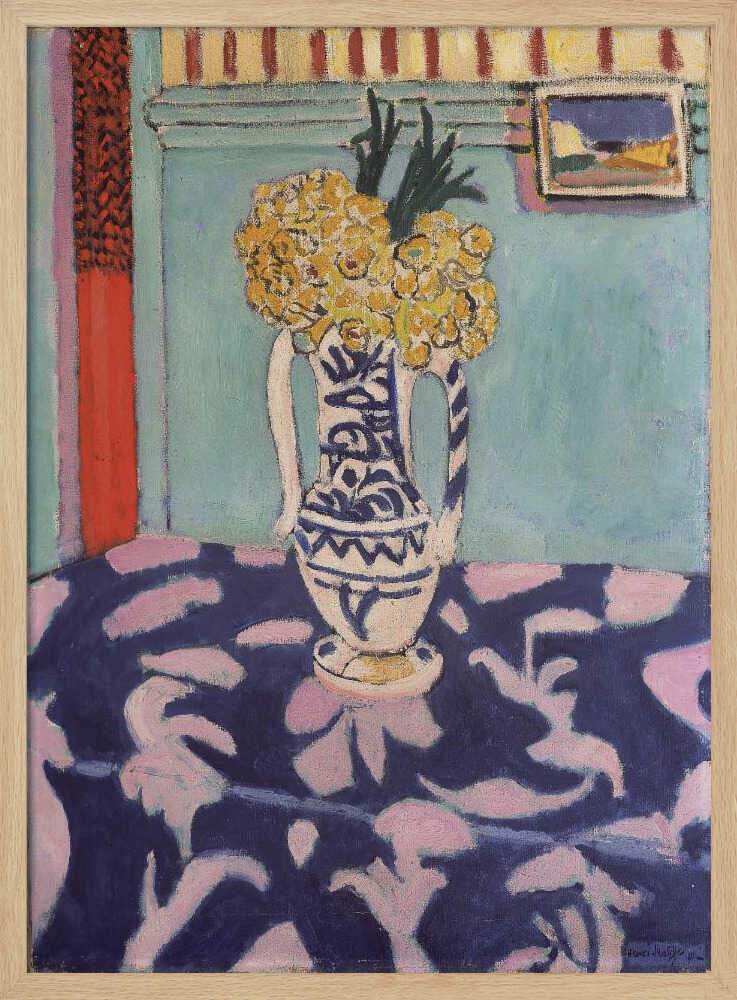 Henri Matisse's Les Coucous, Tapis Bleu Et Rose (1911) Henri Matisse