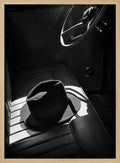 Fedora In Vintage Car