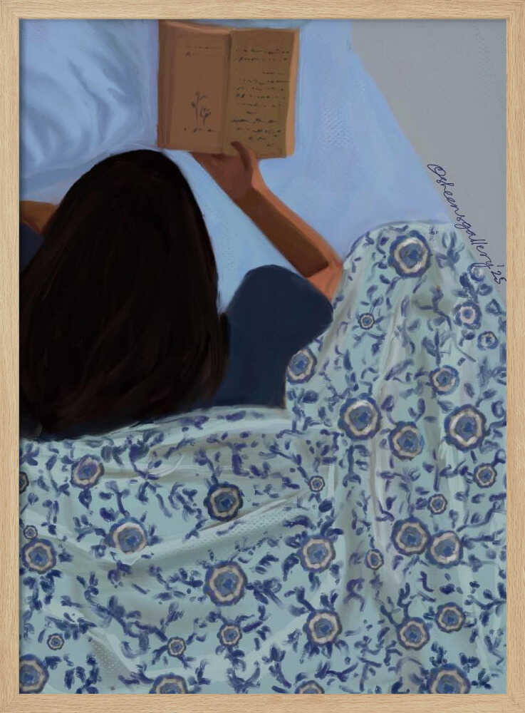 Cozy Reading In Bed