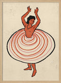 Vibrant Cancan Dancer