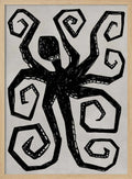 Black Octopus Swirl