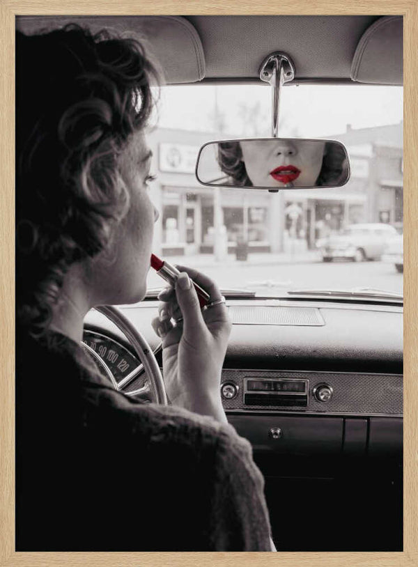 Vintage Lipstick Reflection