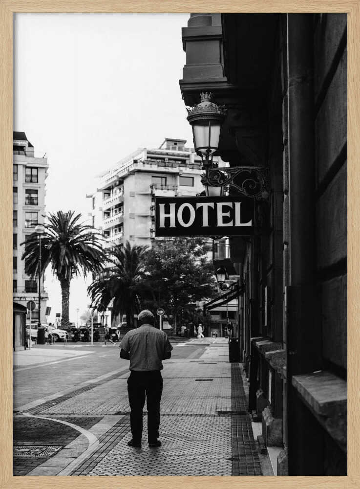 Man By City Hotel Aimee Giles