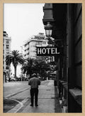 Man By City Hotel